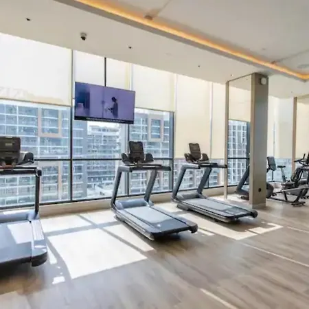 Luxury 2Bdr In Sobha Hartland Waves Near Dubai Mall And Burj Khalifa Buitenkant foto